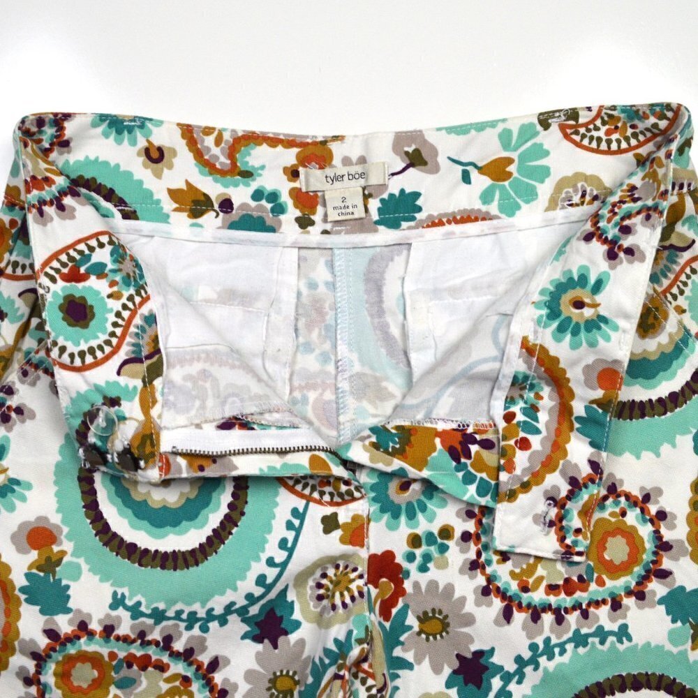 Tyler Boe Paisley Floral Bermuda Shorts - Picture 4 of 5